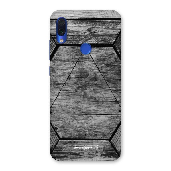 Wooden Hexagon Back Case for Redmi Note 7