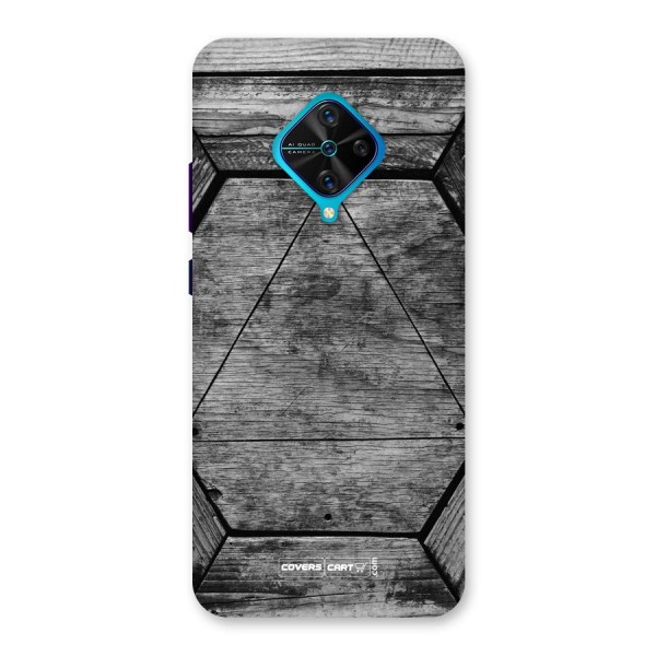 Wooden Hexagon Back Case for Vivo S1 Pro