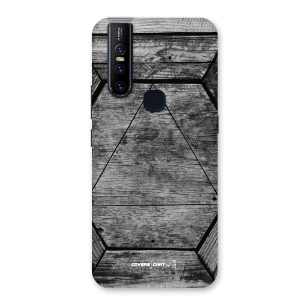 Wooden Hexagon Back Case for Vivo V15