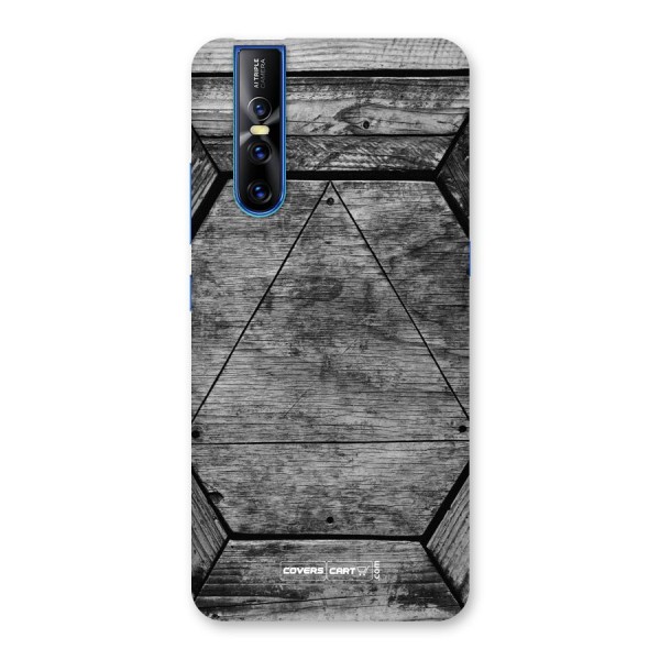 Wooden Hexagon Back Case for Vivo V15 Pro