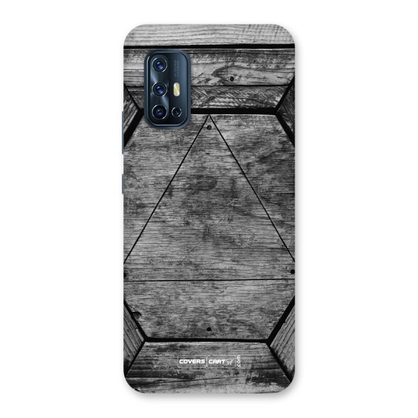 Wooden Hexagon Back Case for Vivo V17