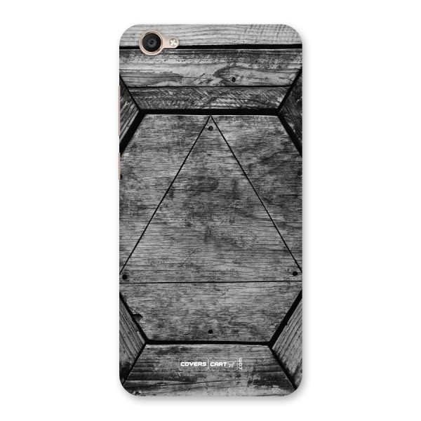 Wooden Hexagon Back Case for Vivo Y55s