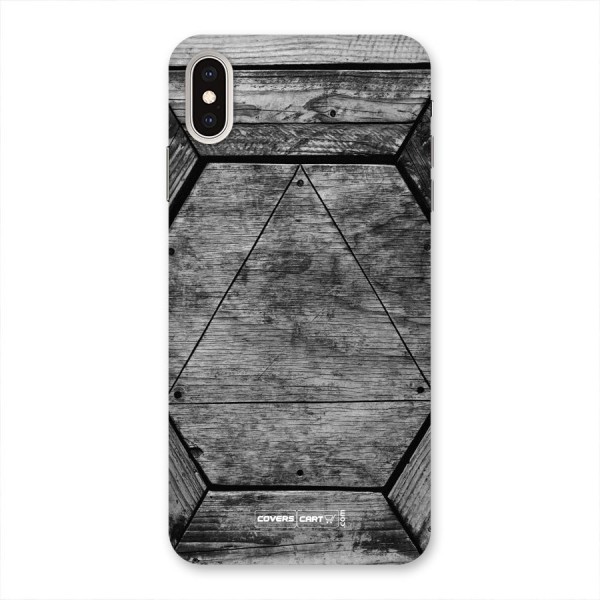 Wooden Hexagon Back Case for iPhone XS Max