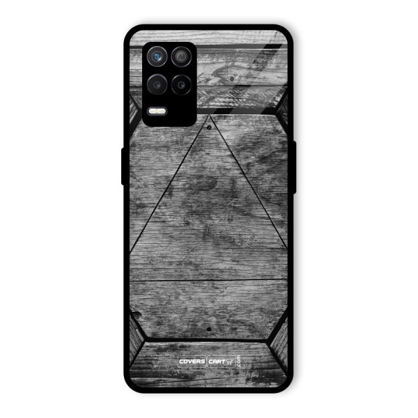 Wooden Hexagon Glass Back Case for Realme 9 5G