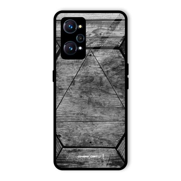 Wooden Hexagon Glass Back Case for Realme GT Neo2