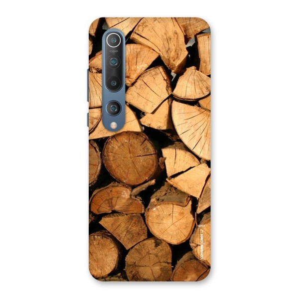 Wooden Logs Back Case for Mi 10