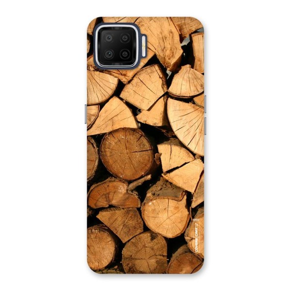 Wooden Logs Back Case for Oppo F17