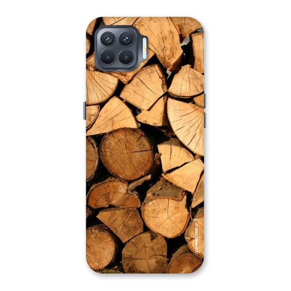 Wooden Logs Back Case for Oppo F17 Pro