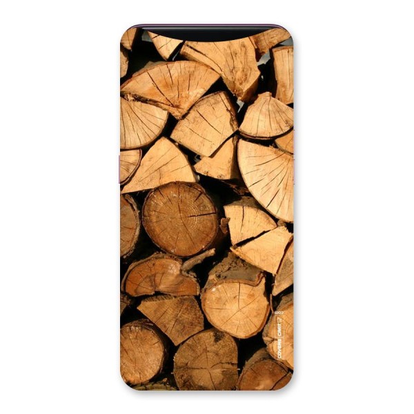 Wooden Logs Back Case for Oppo Find X