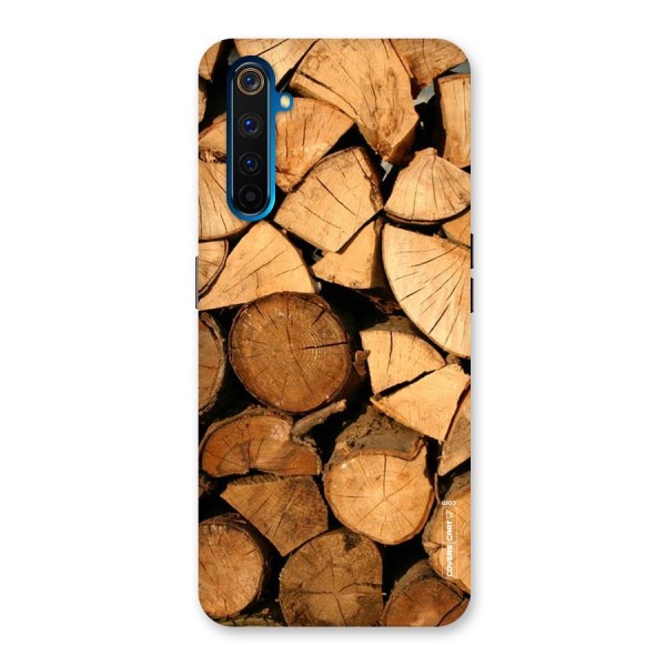 Wooden Logs Back Case for Realme 6 Pro