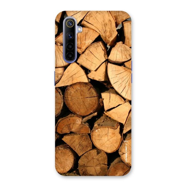 Wooden Logs Back Case for Realme 6i