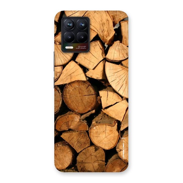 Wooden Logs Back Case for Realme 8