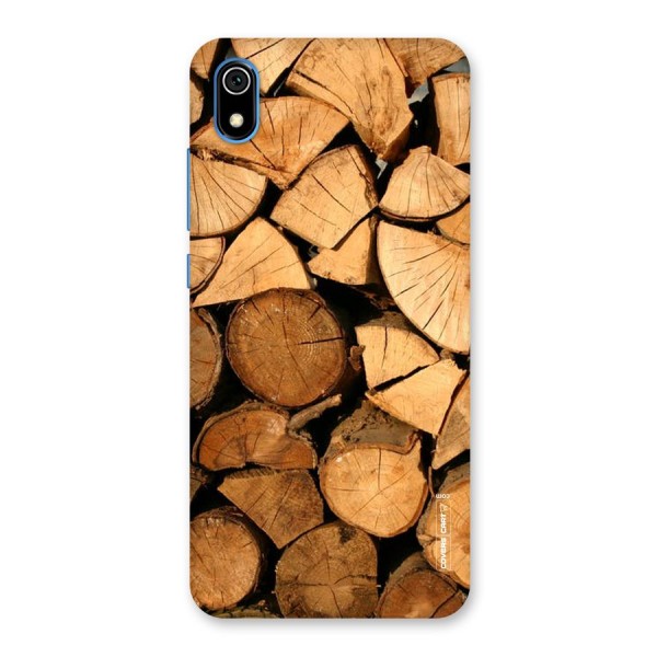 Wooden Logs Back Case for Redmi 7A