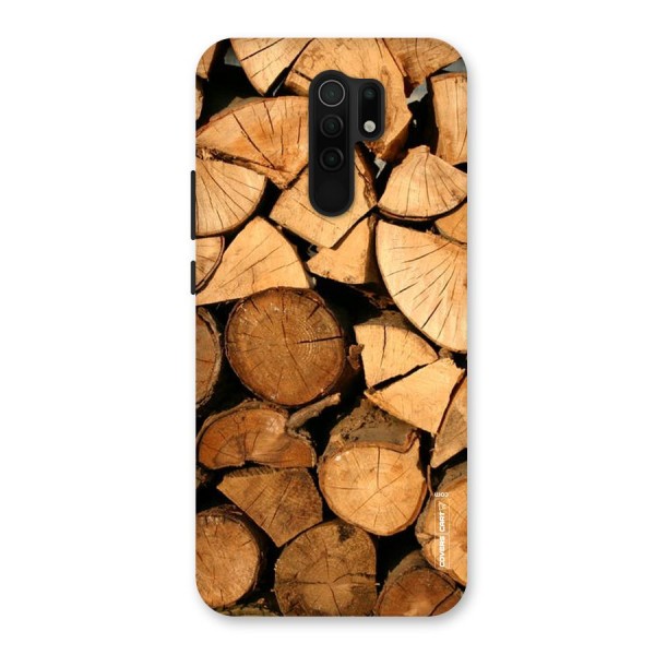 Wooden Logs Back Case for Redmi 9 Prime