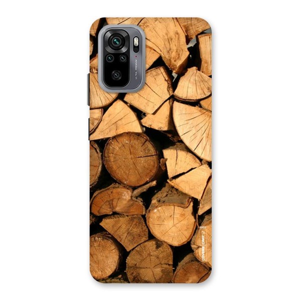 Wooden Logs Back Case for Redmi Note 10