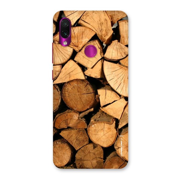 Wooden Logs Back Case for Redmi Note 7 Pro