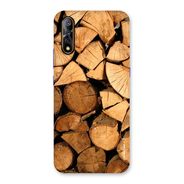 Wooden Logs Back Case for Vivo S1