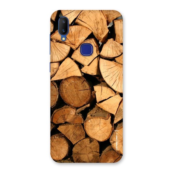 Wooden Logs Back Case for Vivo V11