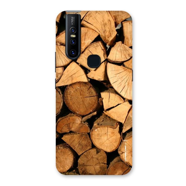 Wooden Logs Back Case for Vivo V15