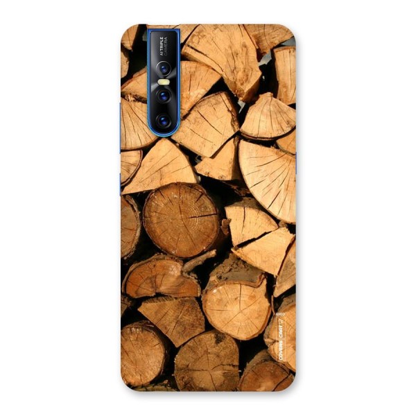 Wooden Logs Back Case for Vivo V15 Pro