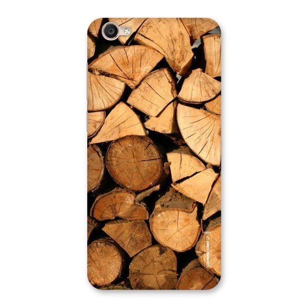 Wooden Logs Back Case for Vivo Y55s