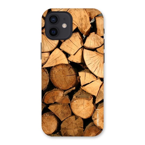 Wooden Logs Back Case for iPhone 12