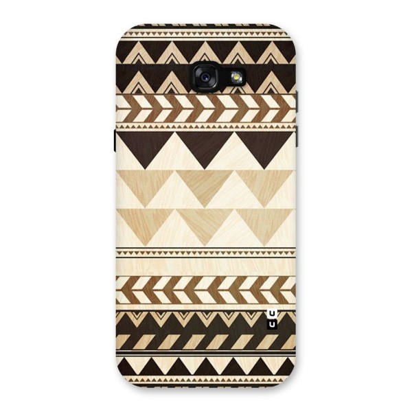 Wooden Printed Chevron Back Case for Galaxy A7 (2017)