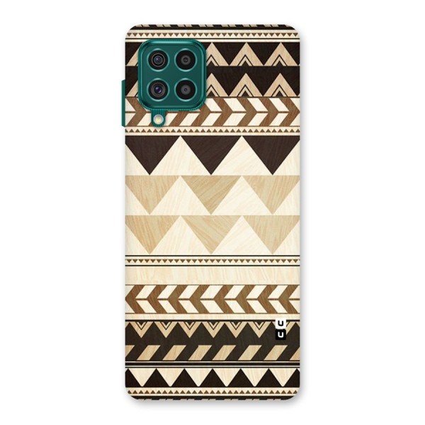 Wooden Printed Chevron Back Case for Galaxy F62