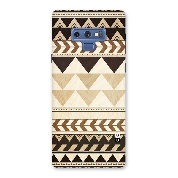 Wooden Printed Chevron Back Case for Galaxy Note 9