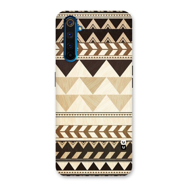 Wooden Printed Chevron Back Case for Realme 6 Pro