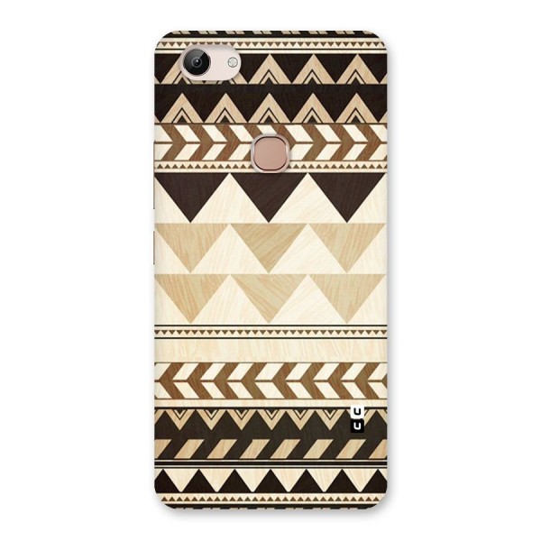 Wooden Printed Chevron Back Case for Vivo Y83