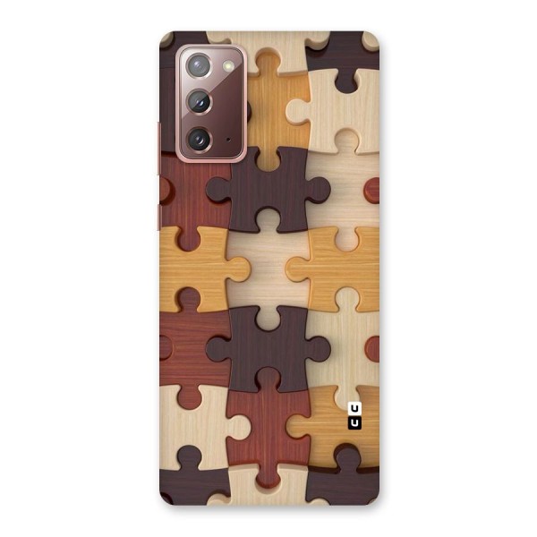 Wooden Puzzle (Printed) Back Case for Galaxy Note 20