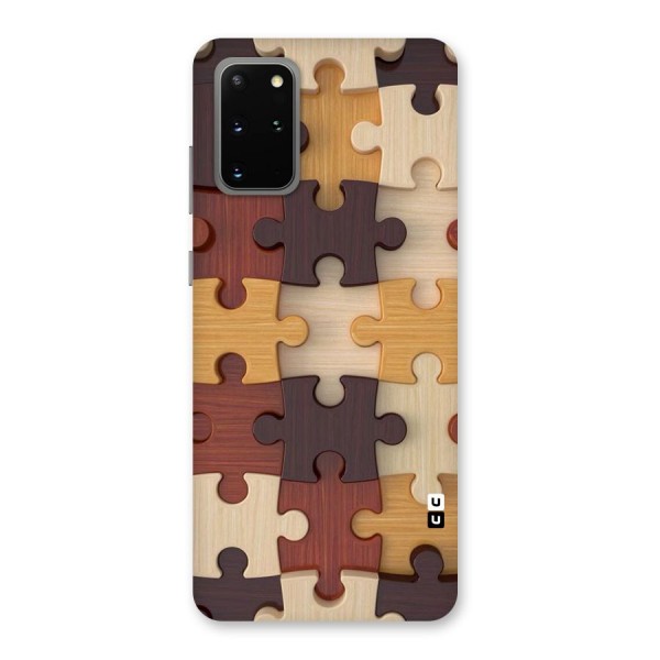 Wooden Puzzle (Printed) Back Case for Galaxy S20 Plus