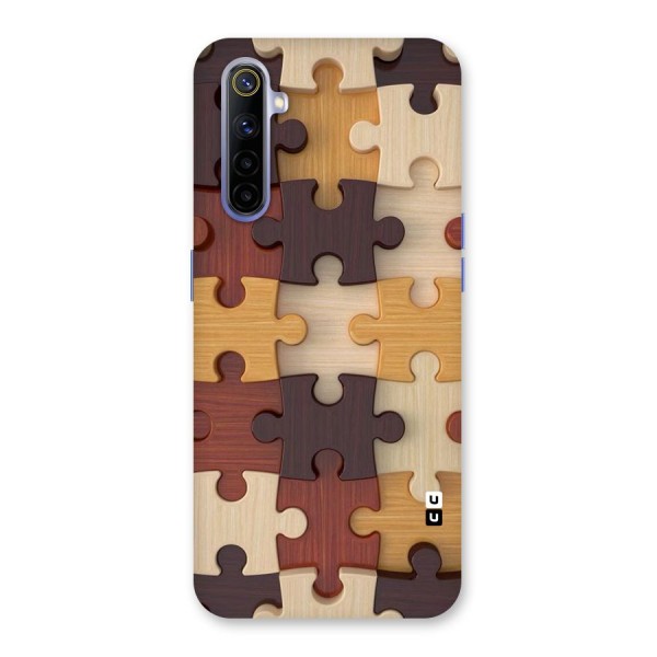 Wooden Puzzle (Printed) Back Case for Realme 6