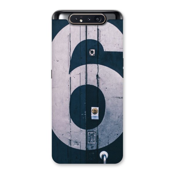 Wooden Six Back Case for Galaxy A80