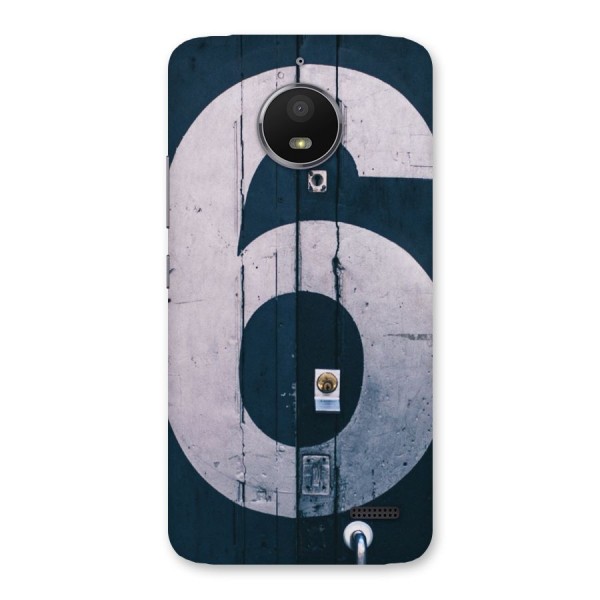 Wooden Six Back Case for Moto E4