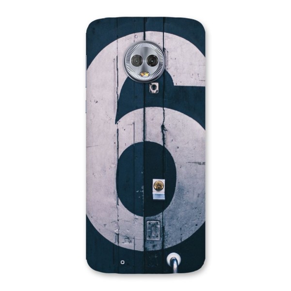 Wooden Six Back Case for Moto G6