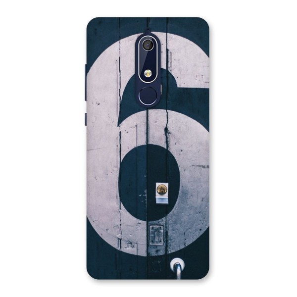 Wooden Six Back Case for Nokia 5.1