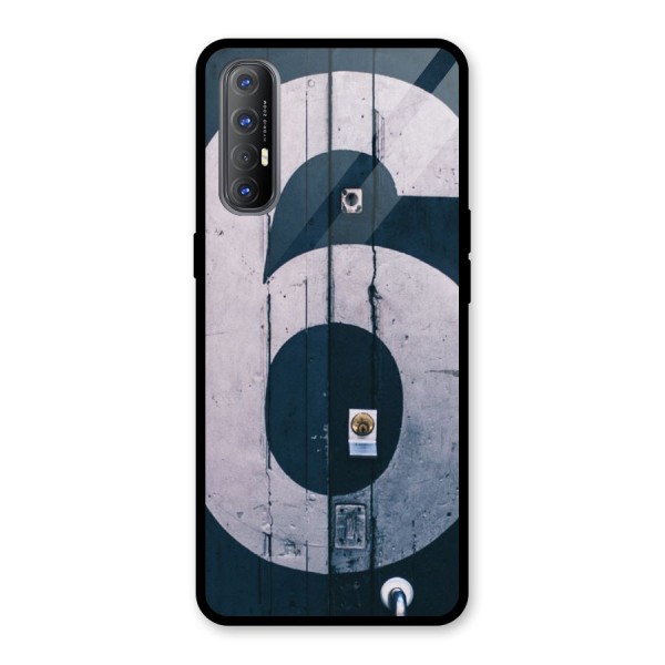 Wooden Six Glass Back Case for Oppo Reno3 Pro