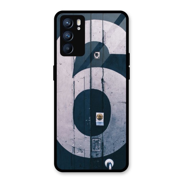 Wooden Six Glass Back Case for Oppo Reno6 5G