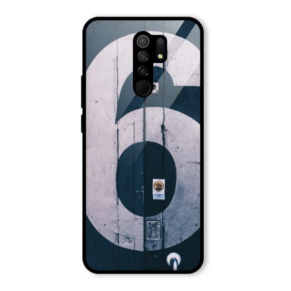 Wooden Six Glass Back Case for Redmi 9 Prime