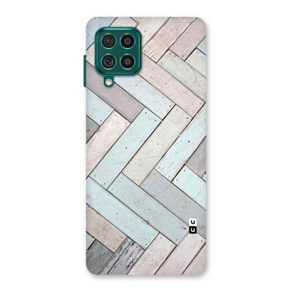 Wooden ZigZag Design Back Case for Galaxy F62