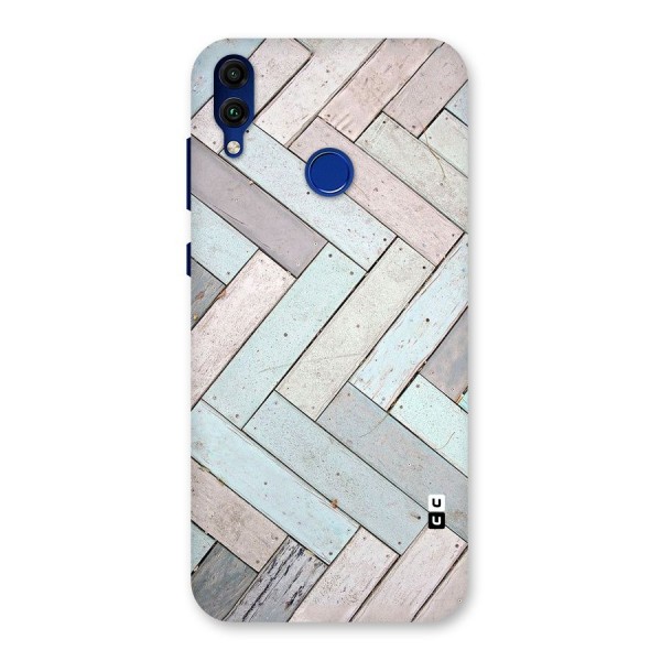 Wooden ZigZag Design Back Case for Honor 8C