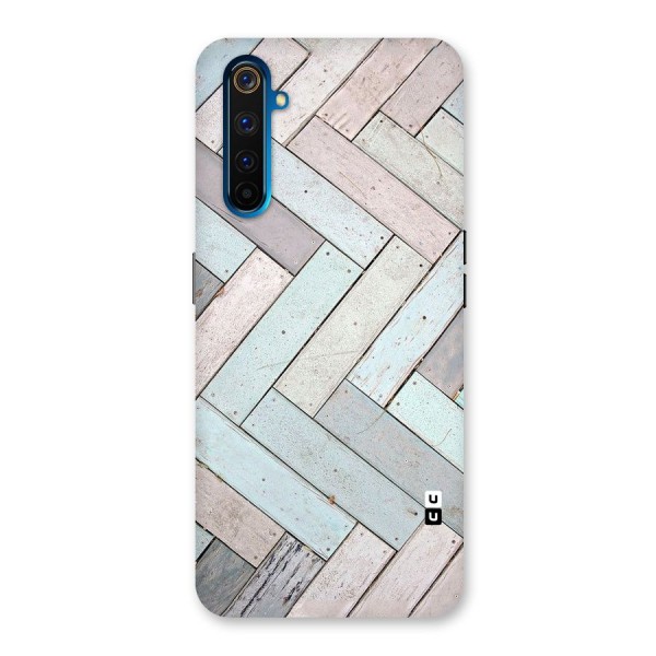 Wooden ZigZag Design Back Case for Realme 6 Pro