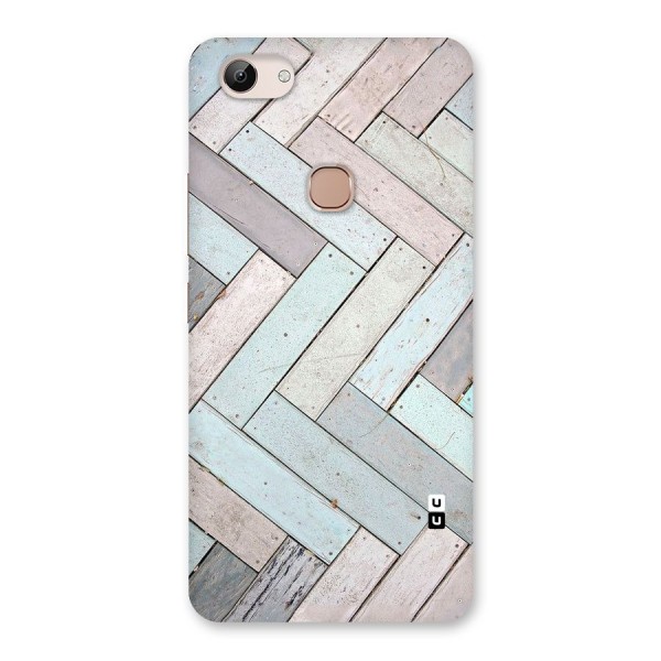 Wooden ZigZag Design Back Case for Vivo Y83