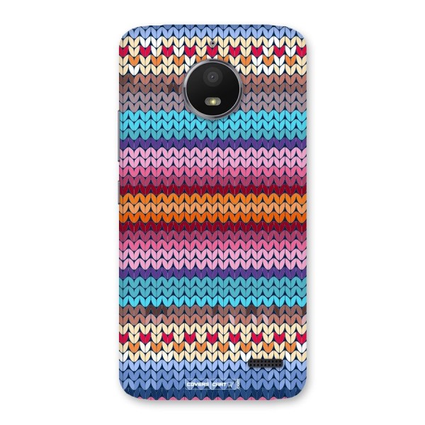 Woolen Back Case for Moto E4