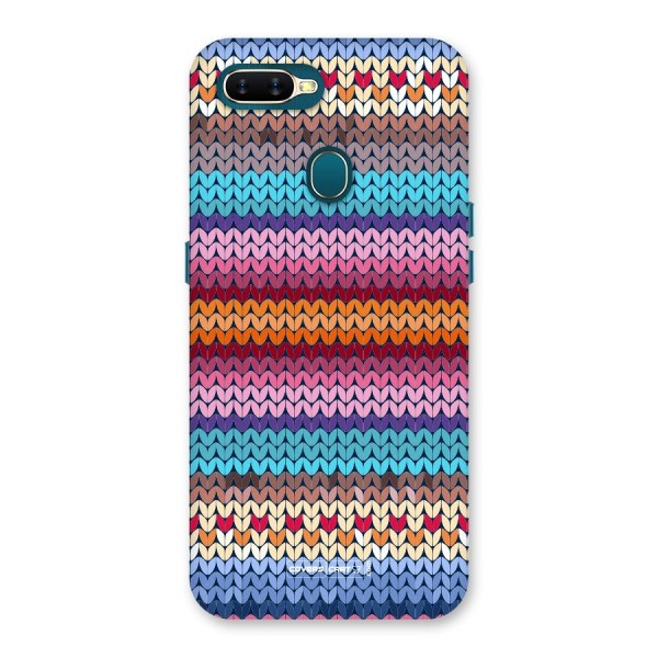 Woolen Back Case for Oppo A12