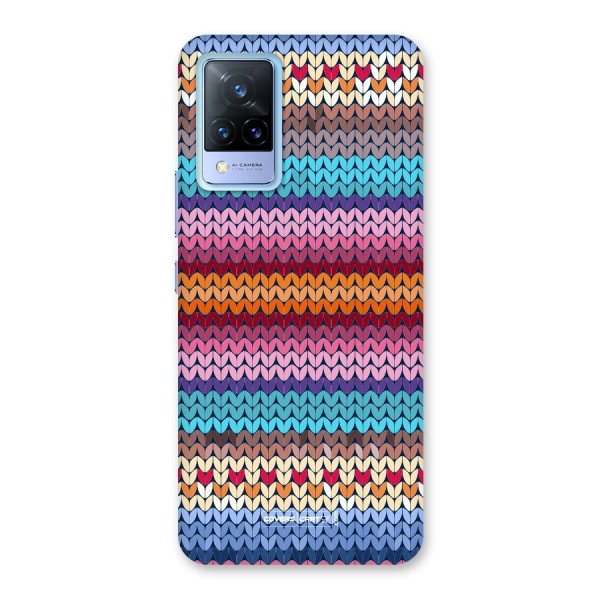 Woolen Back Case for Vivo V21 5G