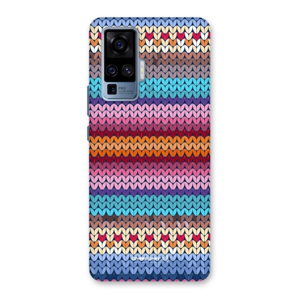 Woolen Back Case for Vivo X50 Pro