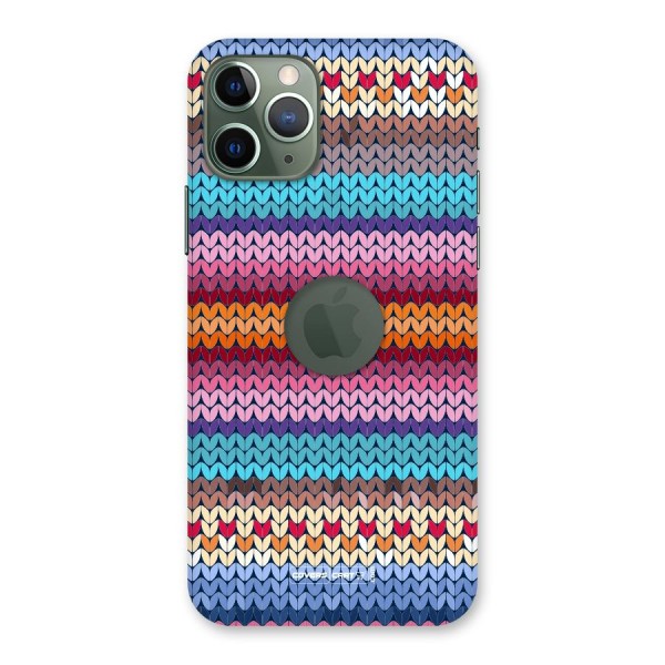 Woolen Back Case for iPhone 11 Pro Logo  Cut